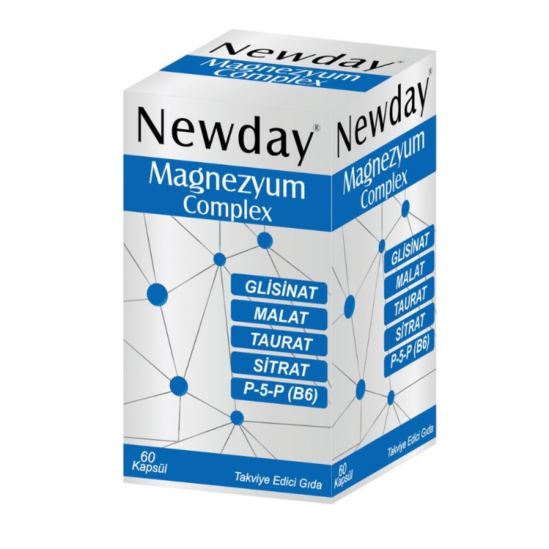 Newday Magnezyum Complex Kaps L Rc Farma La Kimya San Ve Tic