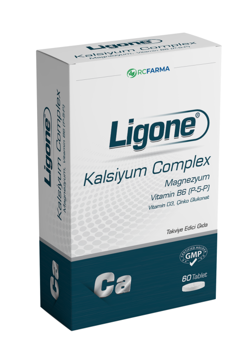 Ligone Kalsiyum Complex 60 Tablet RC Farma İlaç Kimya San ve Tic