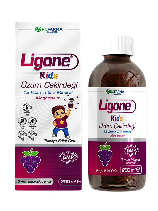 Ligone Kids Üzüm Çekirdeği 200 Ml