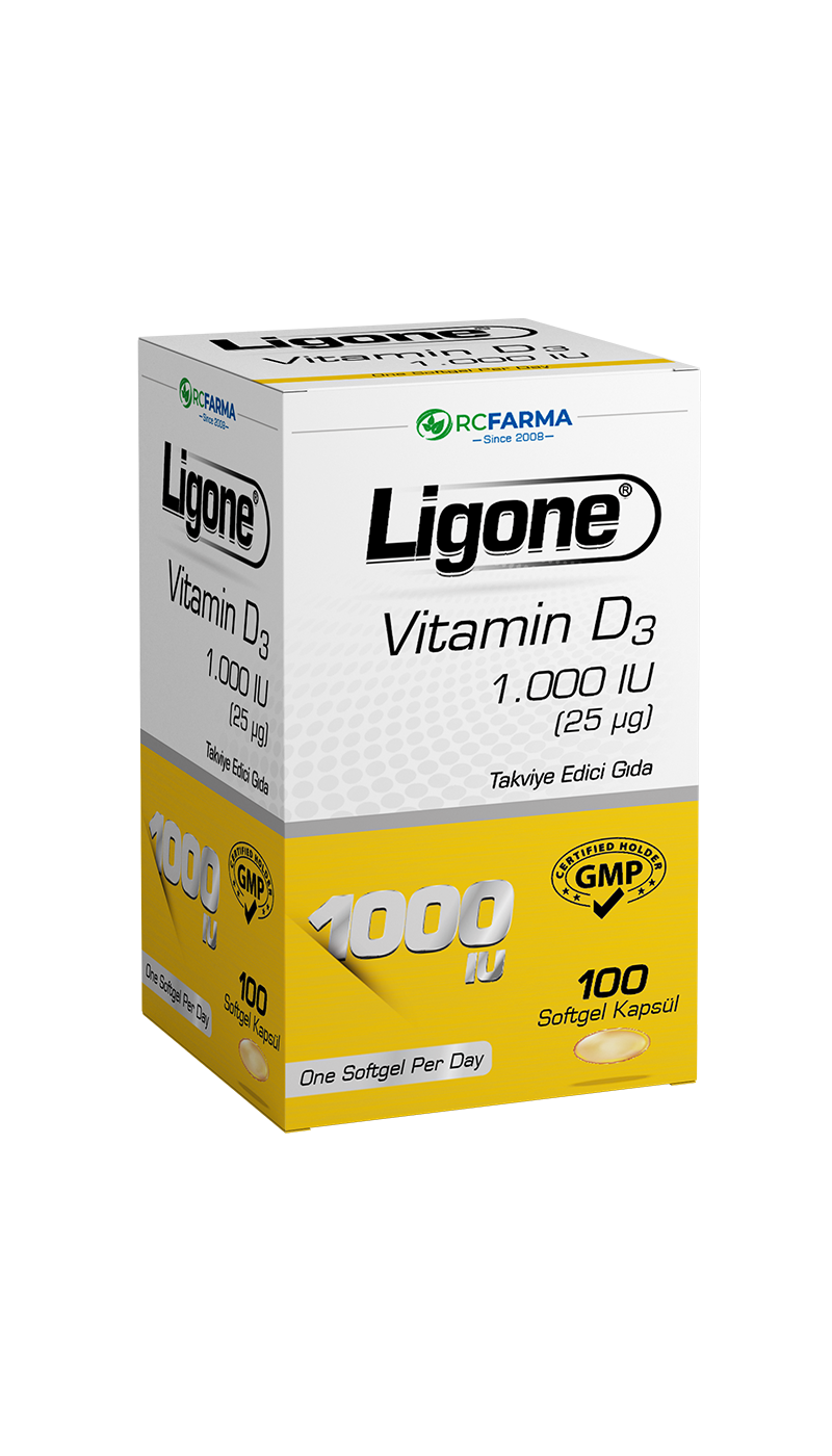 Ligone Vitamin D3 1.000 IU 100 Softgel