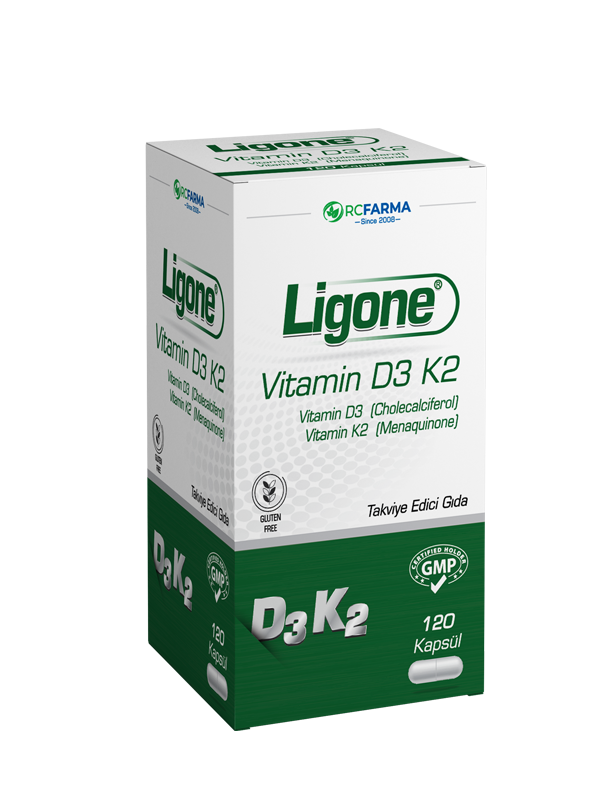 Ligone Vitamin D3 K2 120 Kapsül